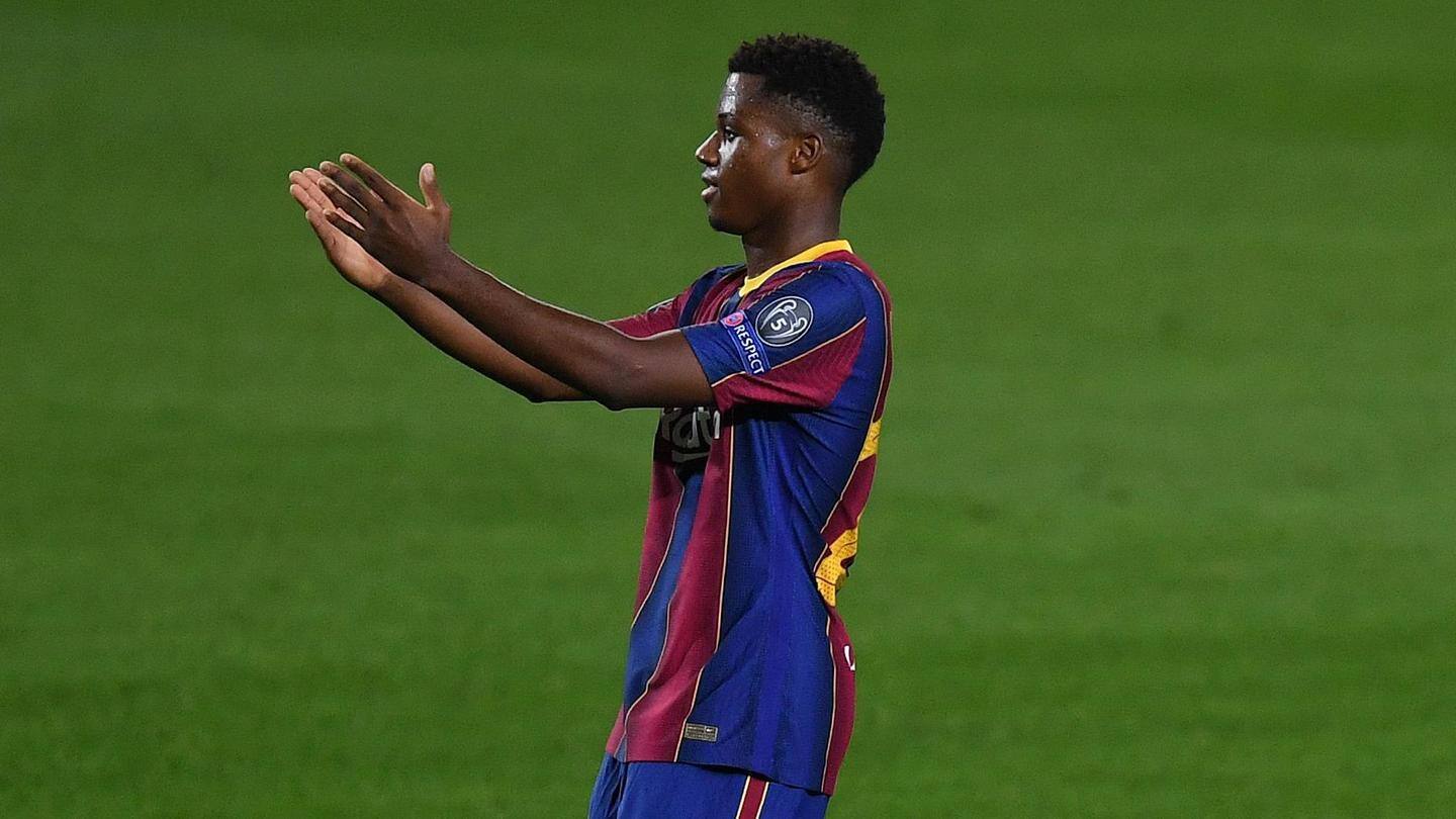 Barca stretch unbeaten UCL run at home, Fati scripts history Barca stretch unbeaten UCL run at home, Fati scripts history