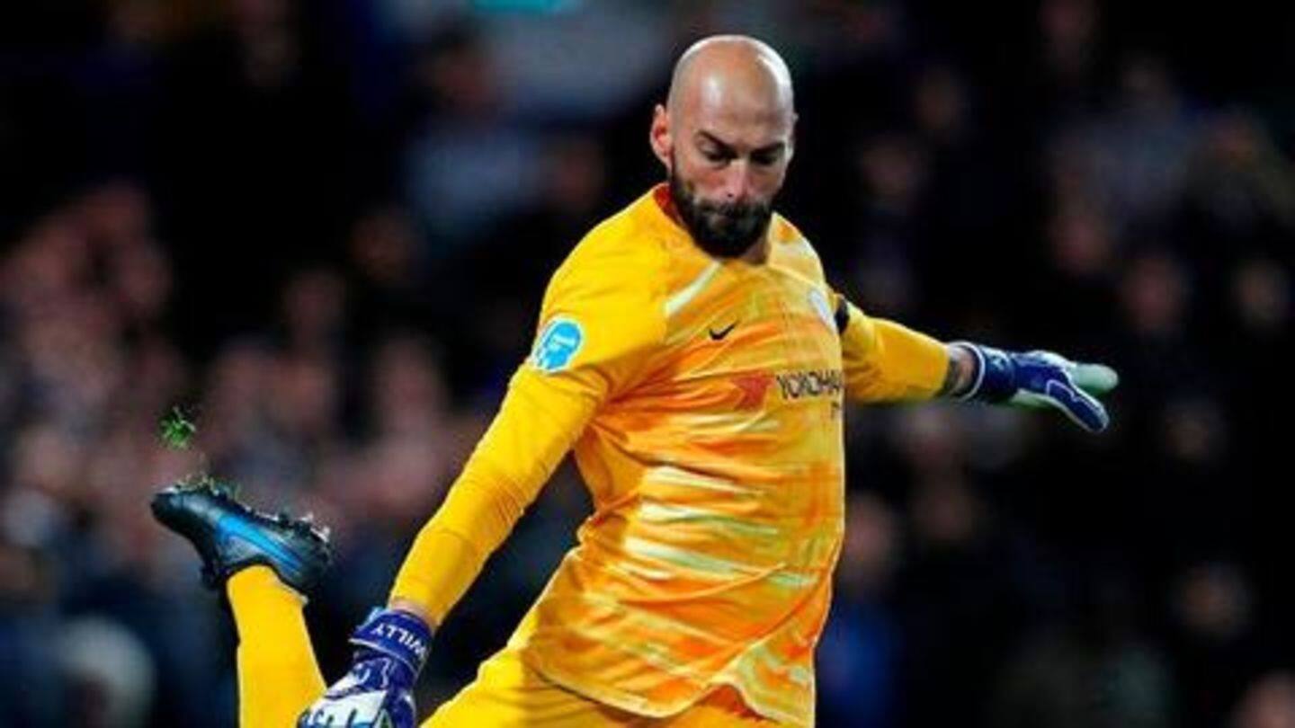 Chelsea exercise one-year contract option on Willy Caballero Chelsea exercise one-year contract option on Willy Caballero