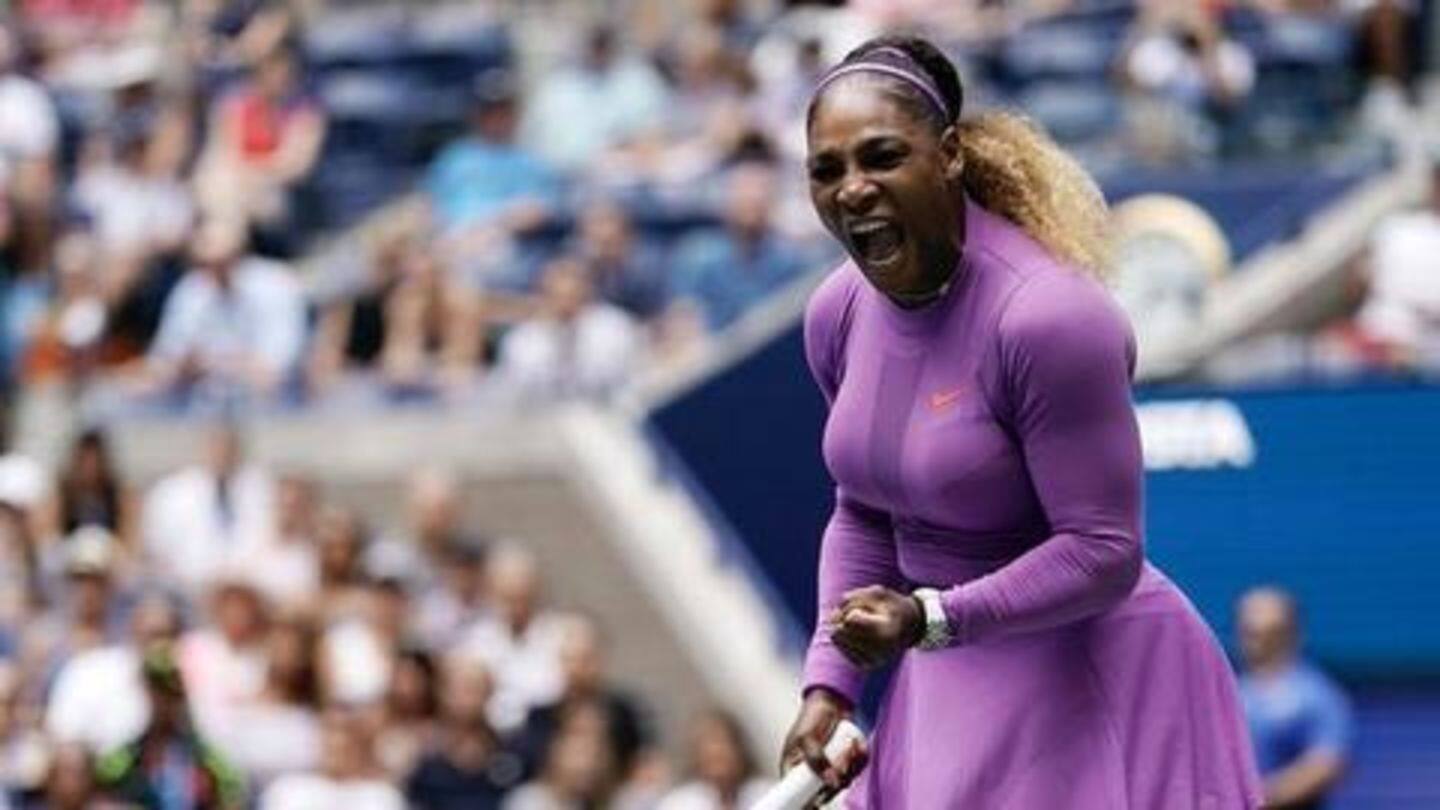 Serena battles past ankle injury to down Martic Serena battles past ankle injury to down Martic