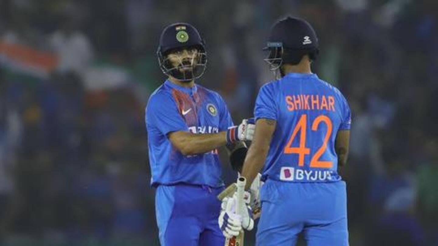 Kohli holds these records with his stellar T20I average Kohli holds these records with his stellar T20I average