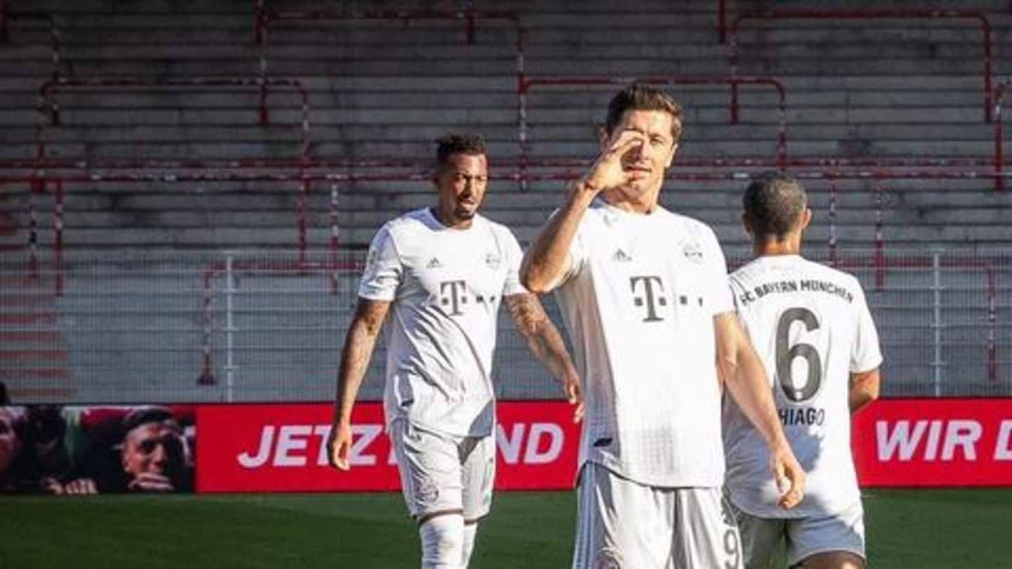 Can Robert Lewandowski help Bayern sign off with a bang?