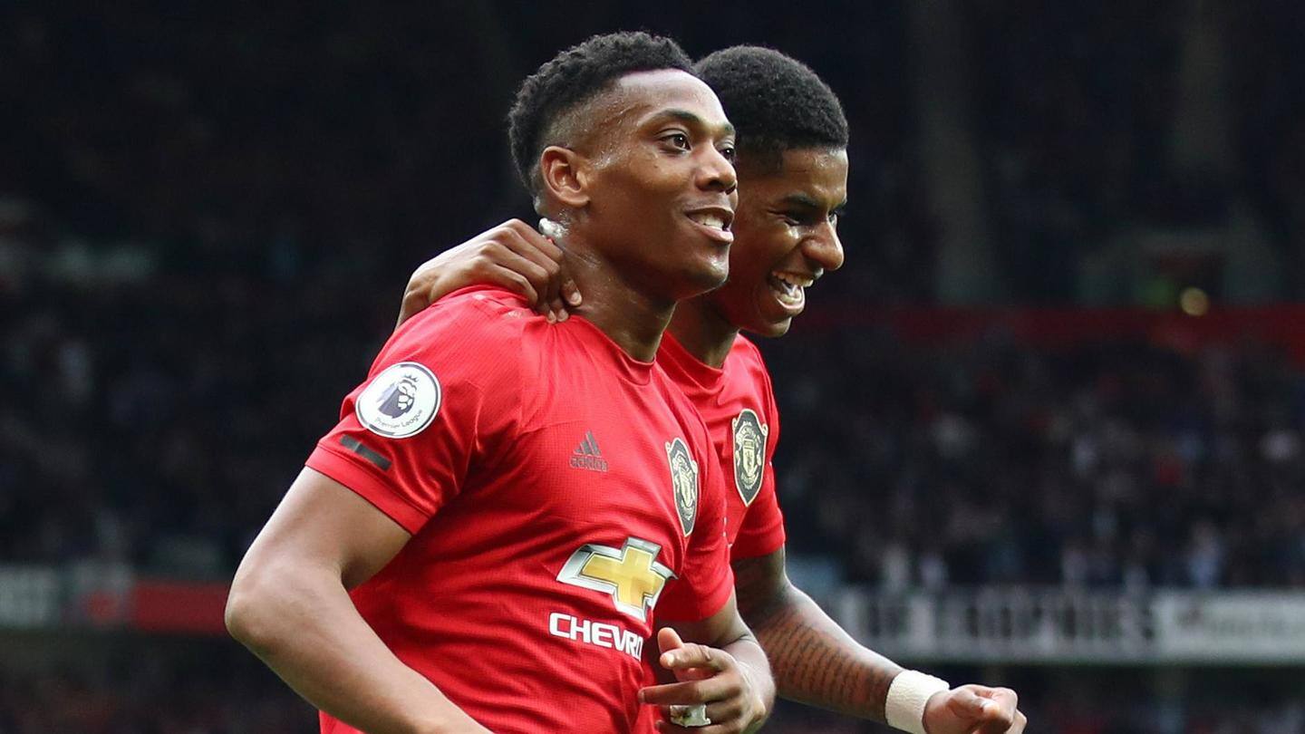 Martial scripts record as United complete league double over Chelsea Martial scripts record as United complete league double over Chelsea