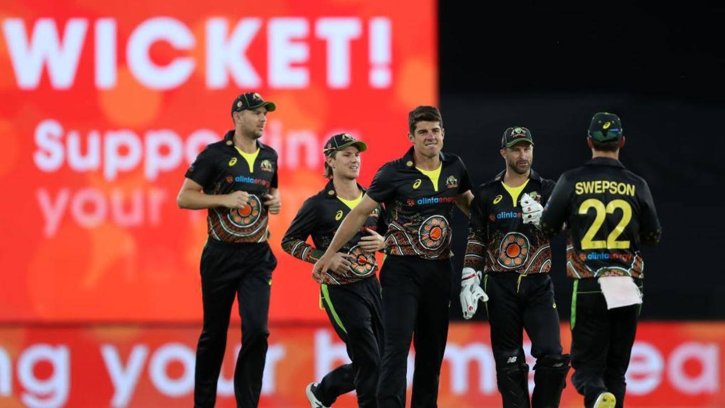 Australia restrict India to 161/7 in first T20I