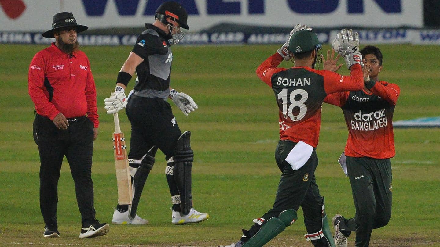Bangladesh beat New Zealand in 2nd T20I: Records broken