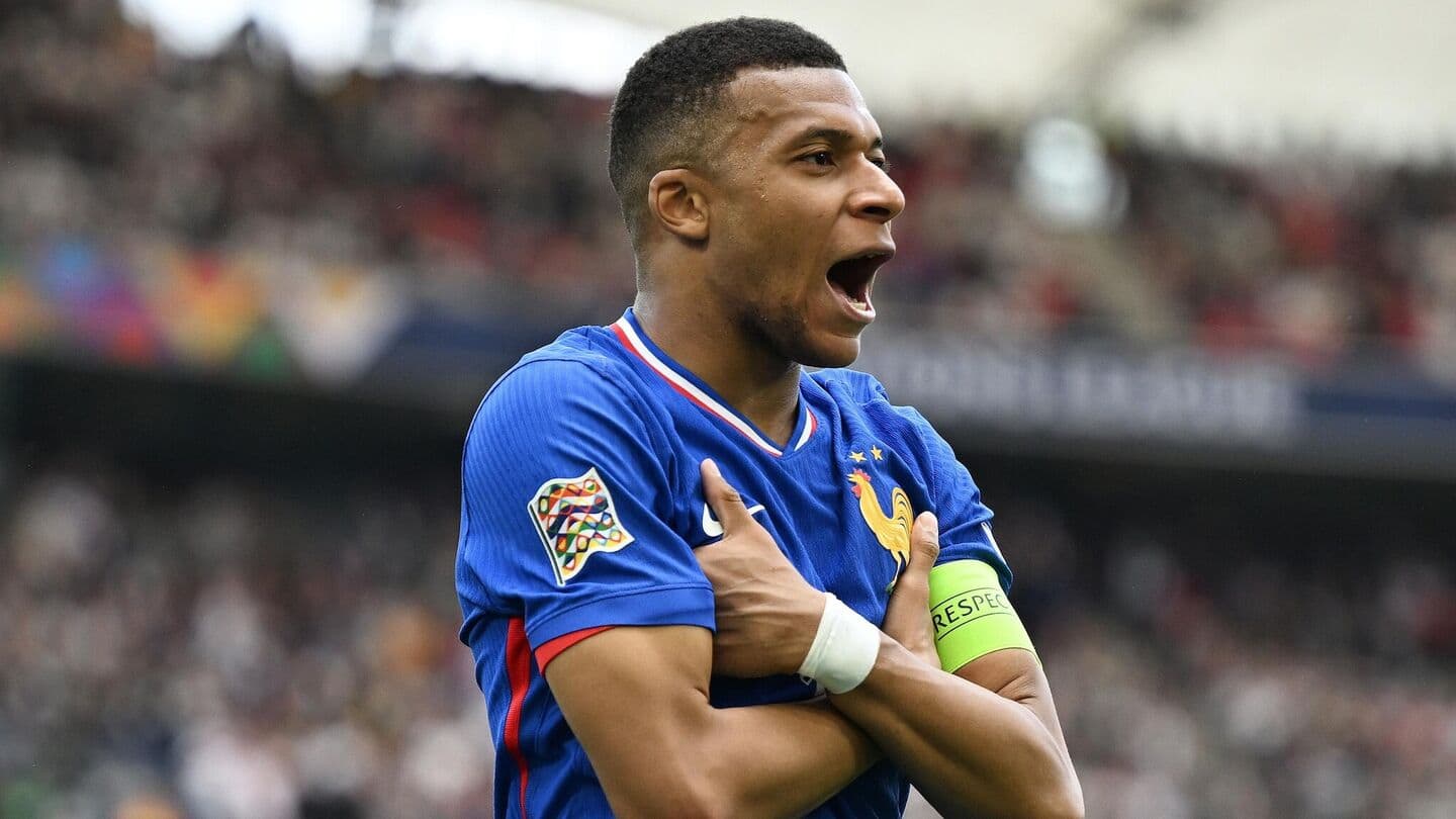 Kylian Mbappe hits 50 international goals as France beat Germany Kylian Mbappe hits 50 international goals as France beat Germany