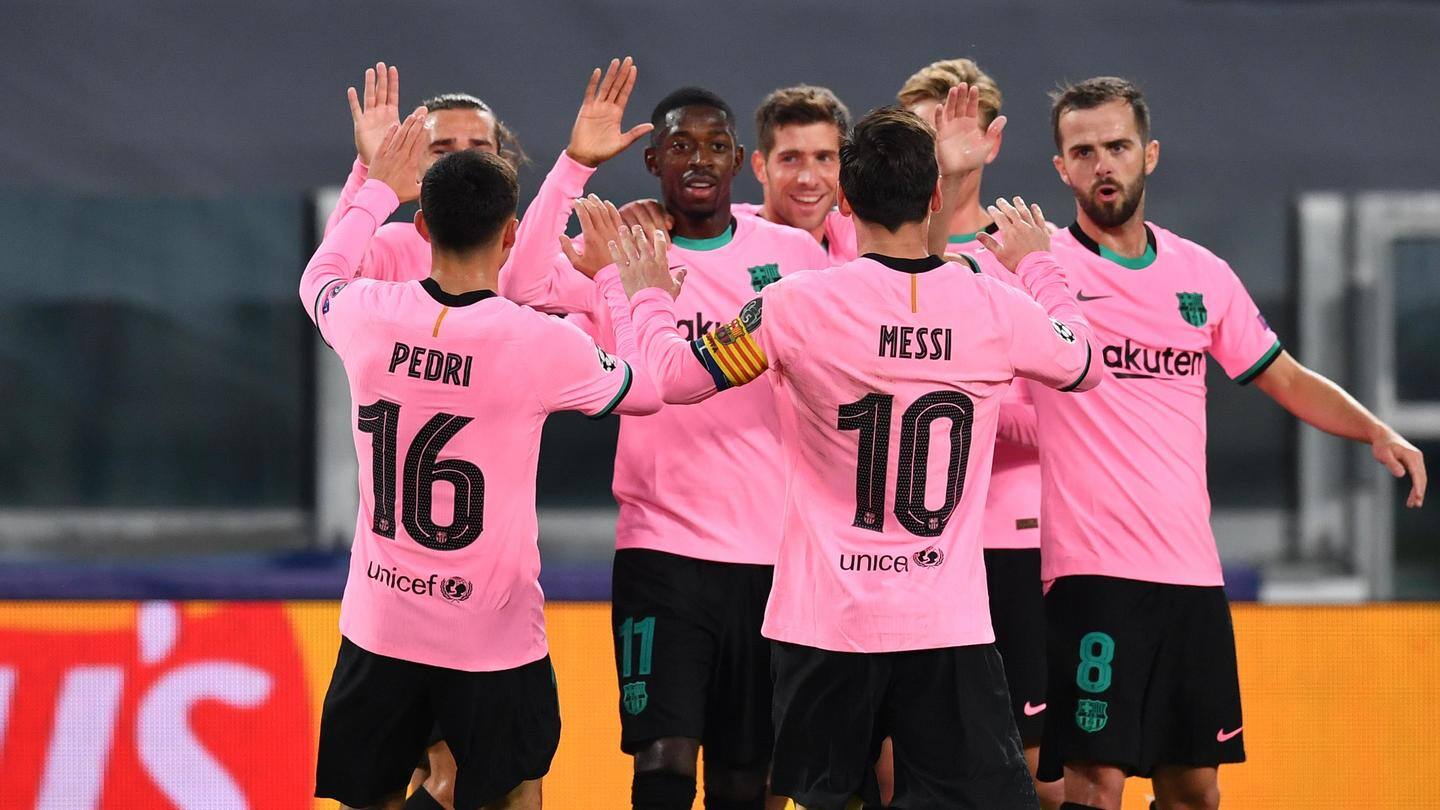 Messi extends record for Barcelona in the Champions League Messi extends record for Barcelona in the Champions League