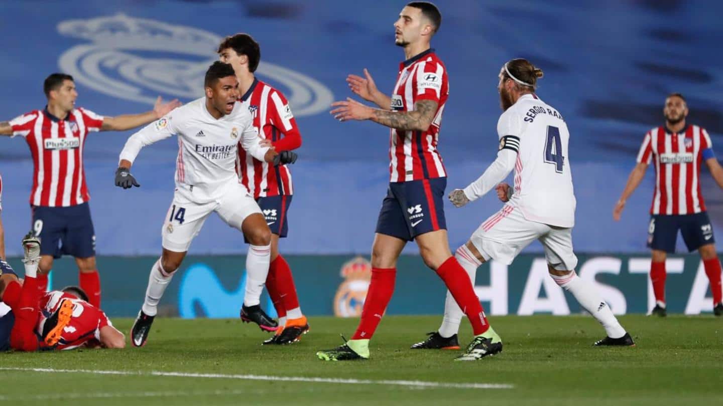 Atletico fall to a first defeat in 26 league games Atletico fall to a first defeat in 26 league games