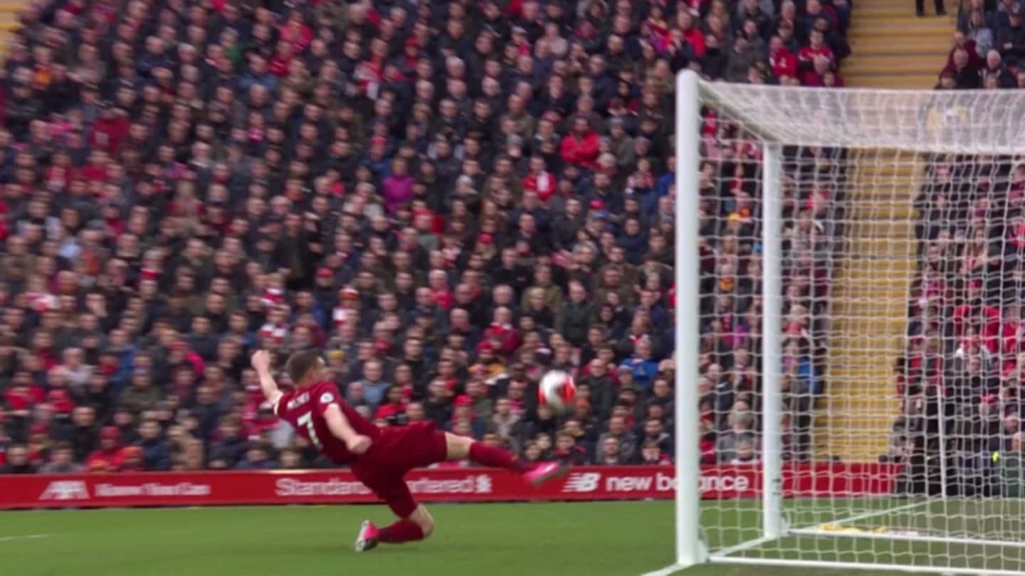 Premier League: Milner's goal-line clearance hands Liverpool crucial victory Premier League: Milner's goal-line clearance hands Liverpool crucial victory