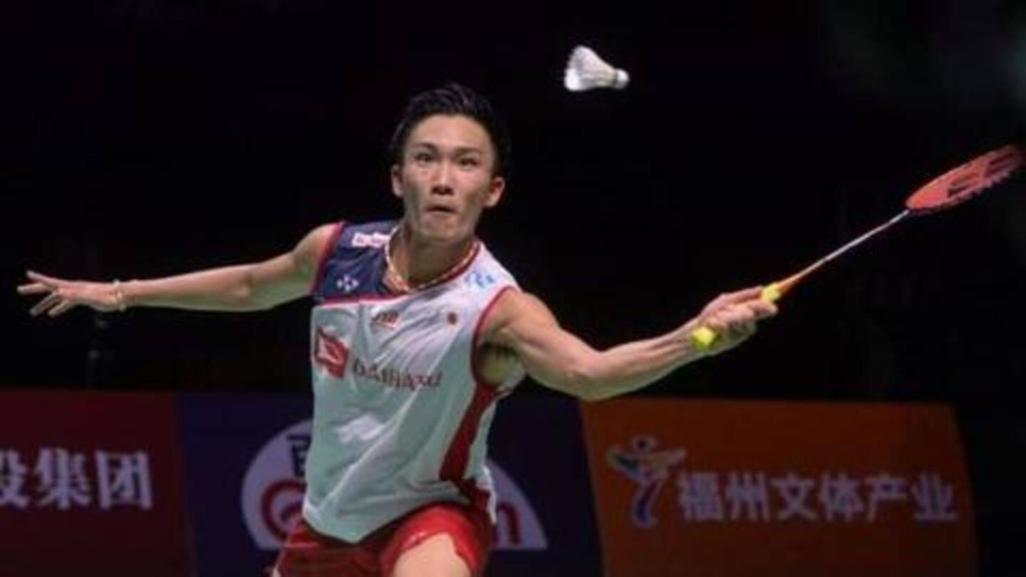 Momota dispatches Kashyap, favorite to win Korea Open Momota dispatches Kashyap, favorite to win Korea Open