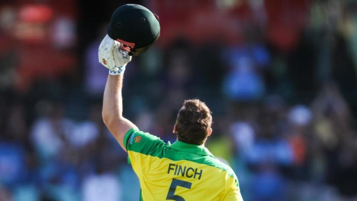 Finch slams 17th career ODI century Finch slams 17th career ODI century