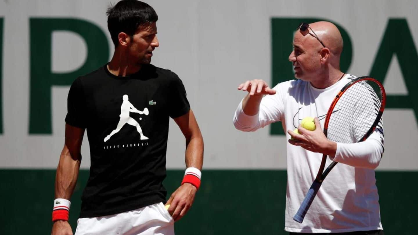 Legendary Agassi ends his association with Novak Djokovic