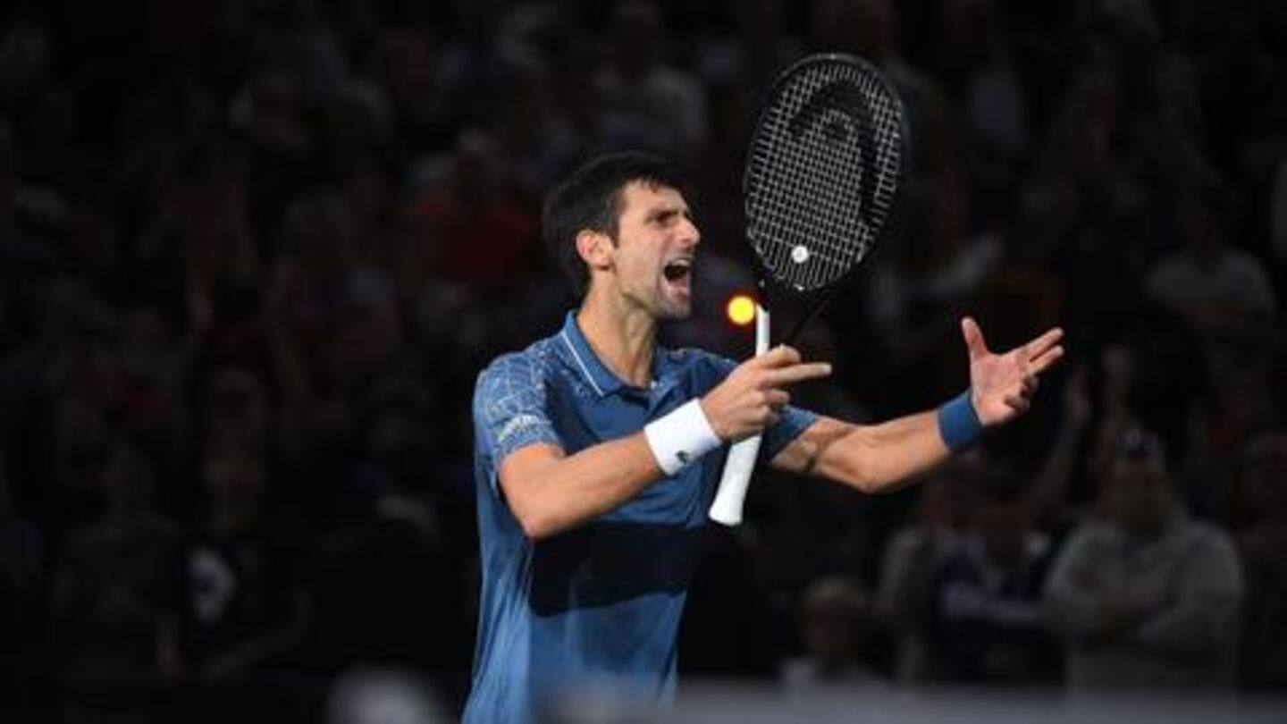 Novak on an unbeaten run of 22 matches Novak on an unbeaten run of 22 matches