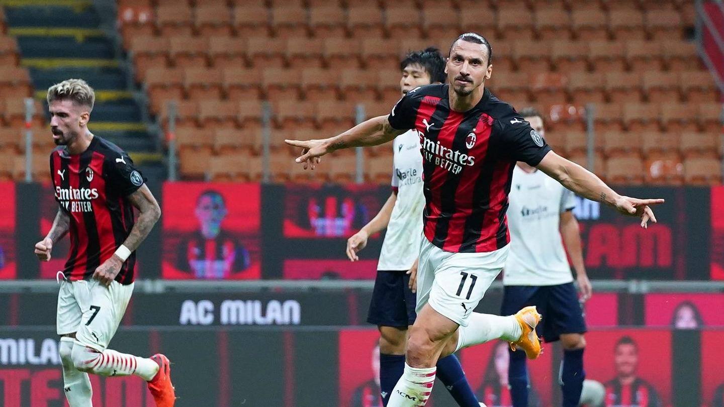 AC Milan forward Ibrahimovic scripts these feats AC Milan forward Ibrahimovic scripts these feats