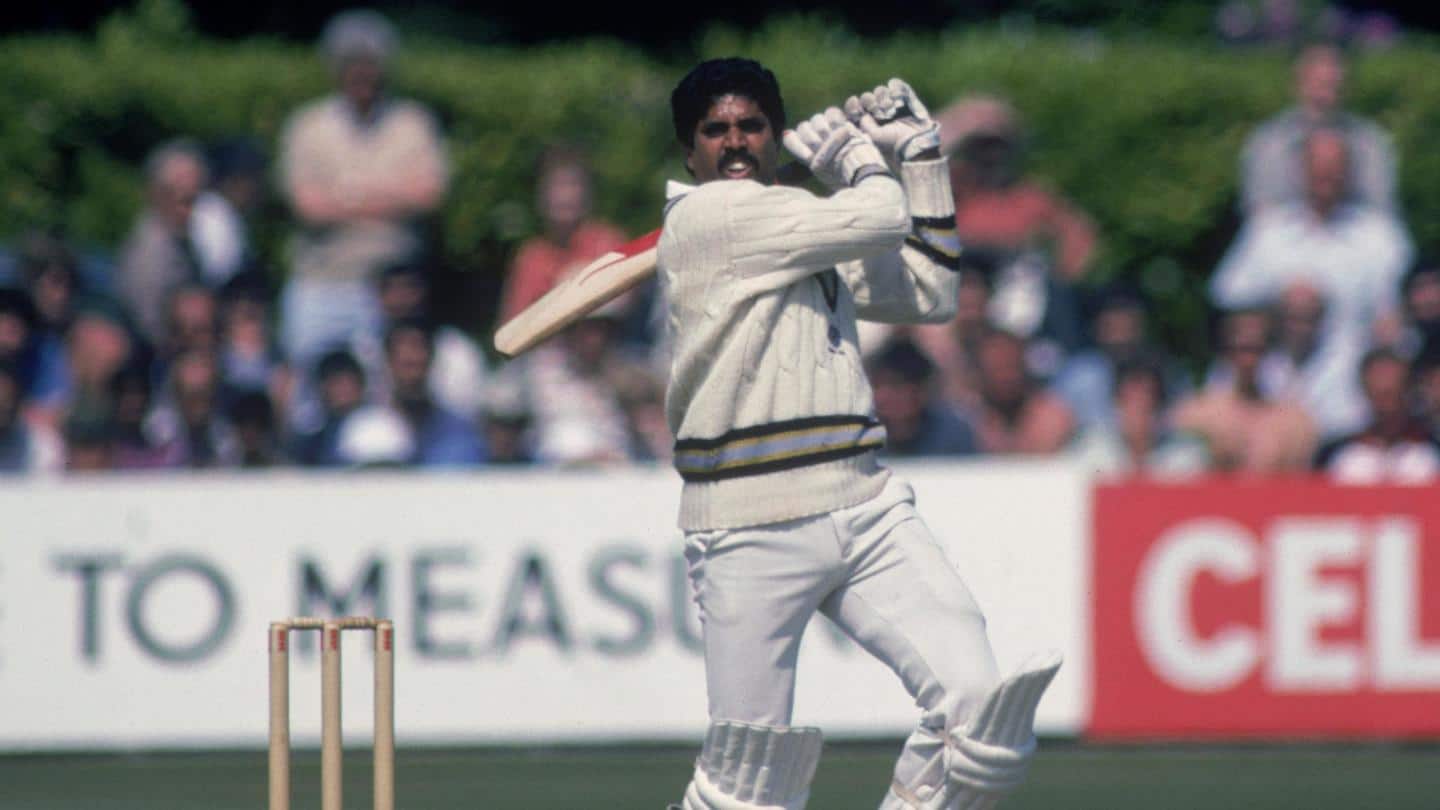 Kapil's effort sees India manage 266/8 Kapil's effort sees India manage 266/8