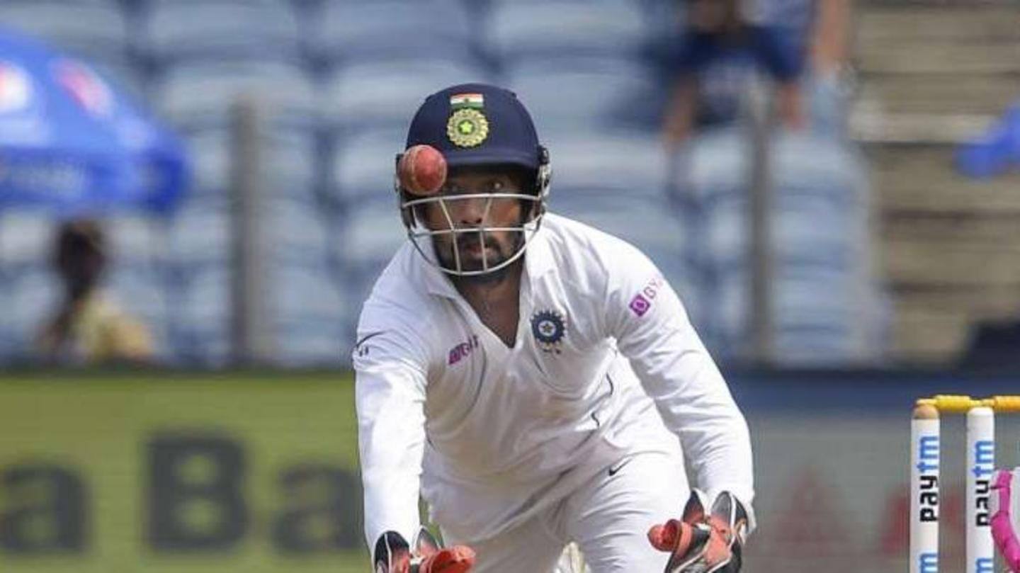 Saha spent a considerable period of time at the nets Saha spent a considerable period of time at the nets