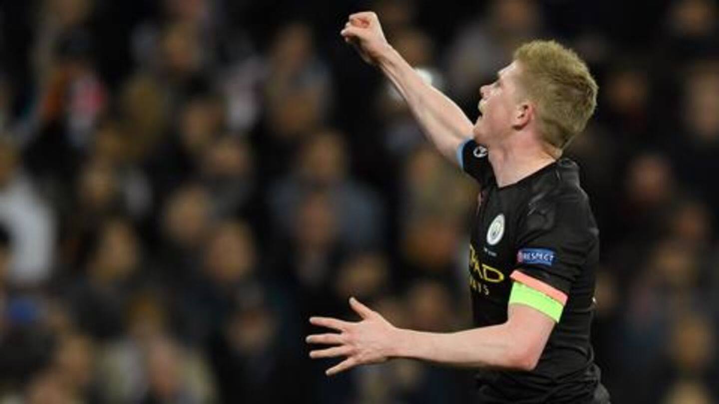 De Bruyne nets 50th goal, City script history against Real De Bruyne nets 50th goal, City script history against Real