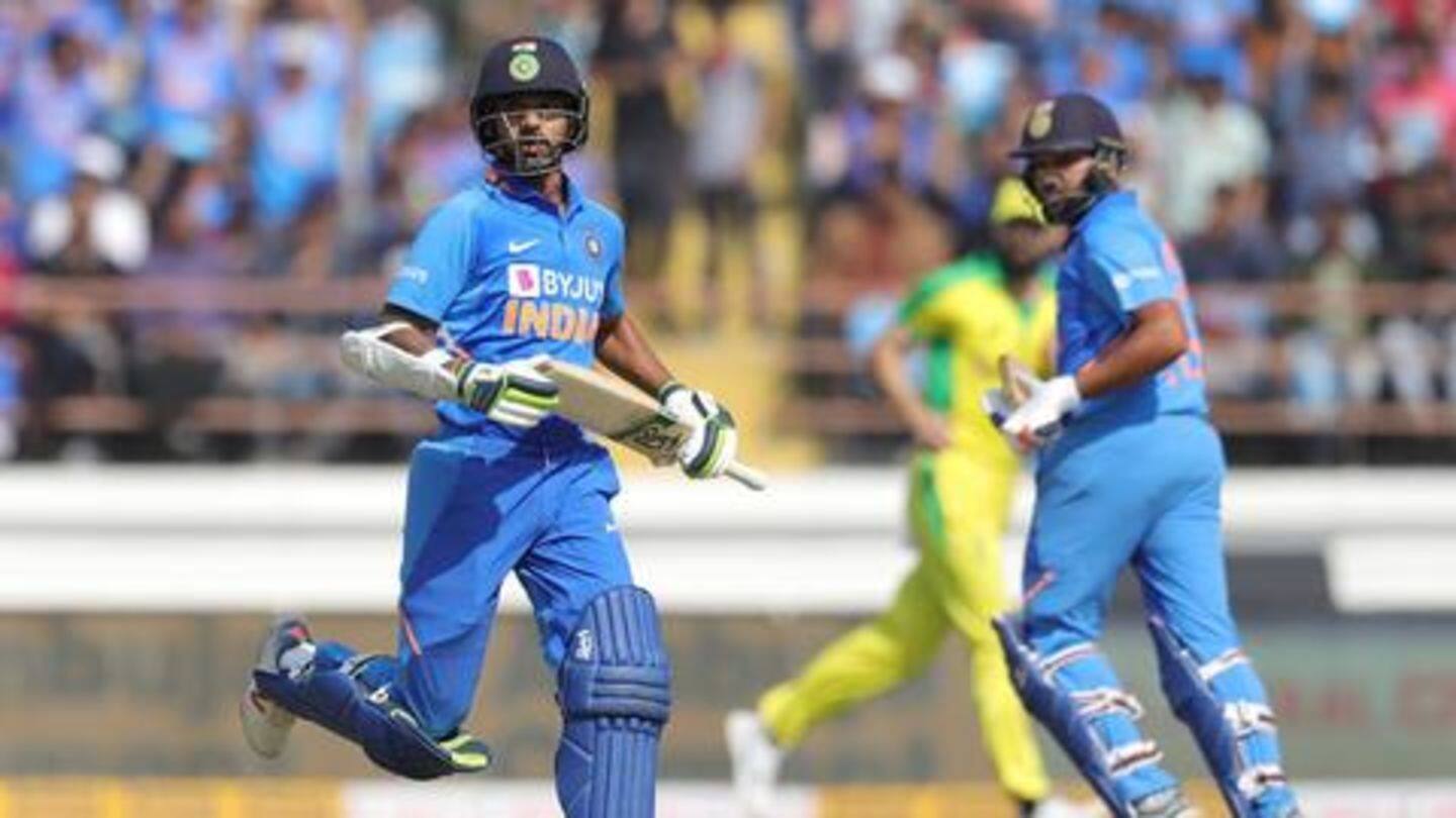 Dhawan slams sixth ODI fifty against the Aussies Dhawan slams sixth ODI fifty against the Aussies