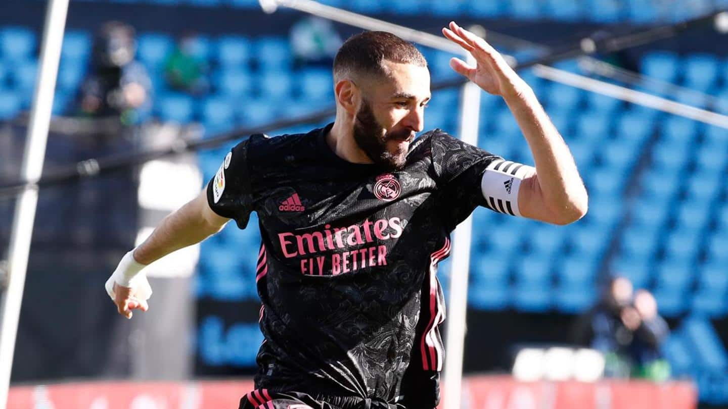 Benzema powers Real to second in La Liga: Records broken