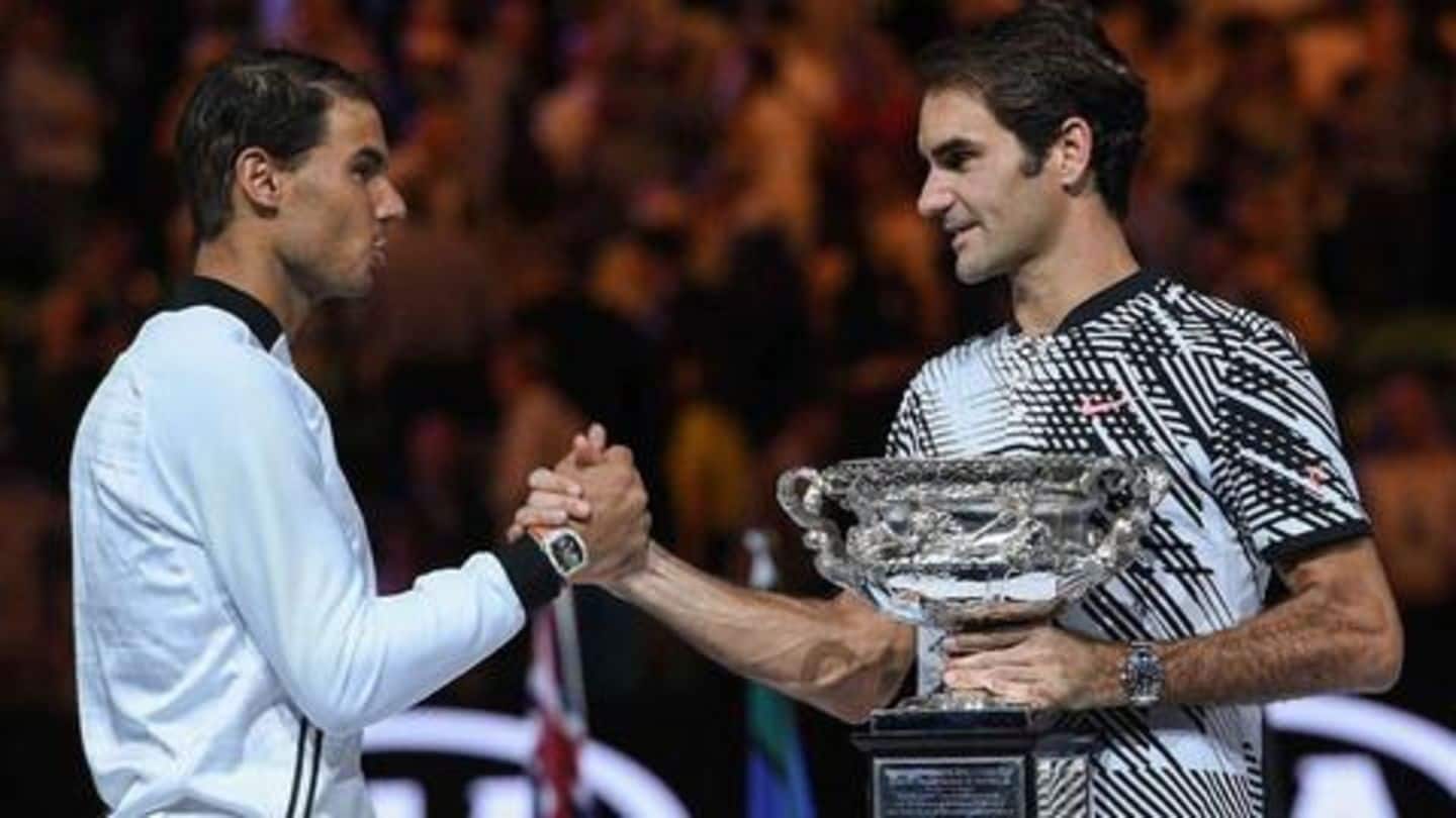Nadal leads Federer in Slam meetings and career head-to-head tally Nadal leads Federer in Slam meetings and career head-to-head tally