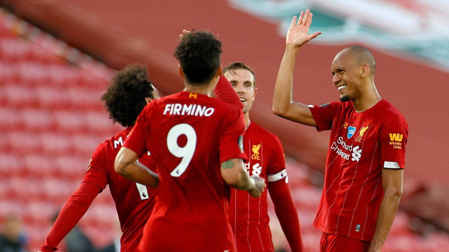 Premier League: Key numbers from Liverpool's 4-0 win against Palace