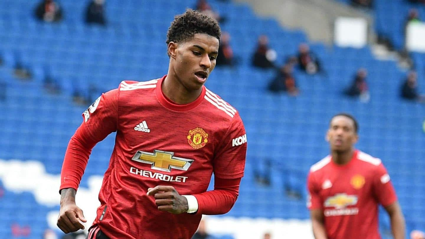 Premier League 2020-21: A look at Marcus Rashford in numbers | NewsBytes