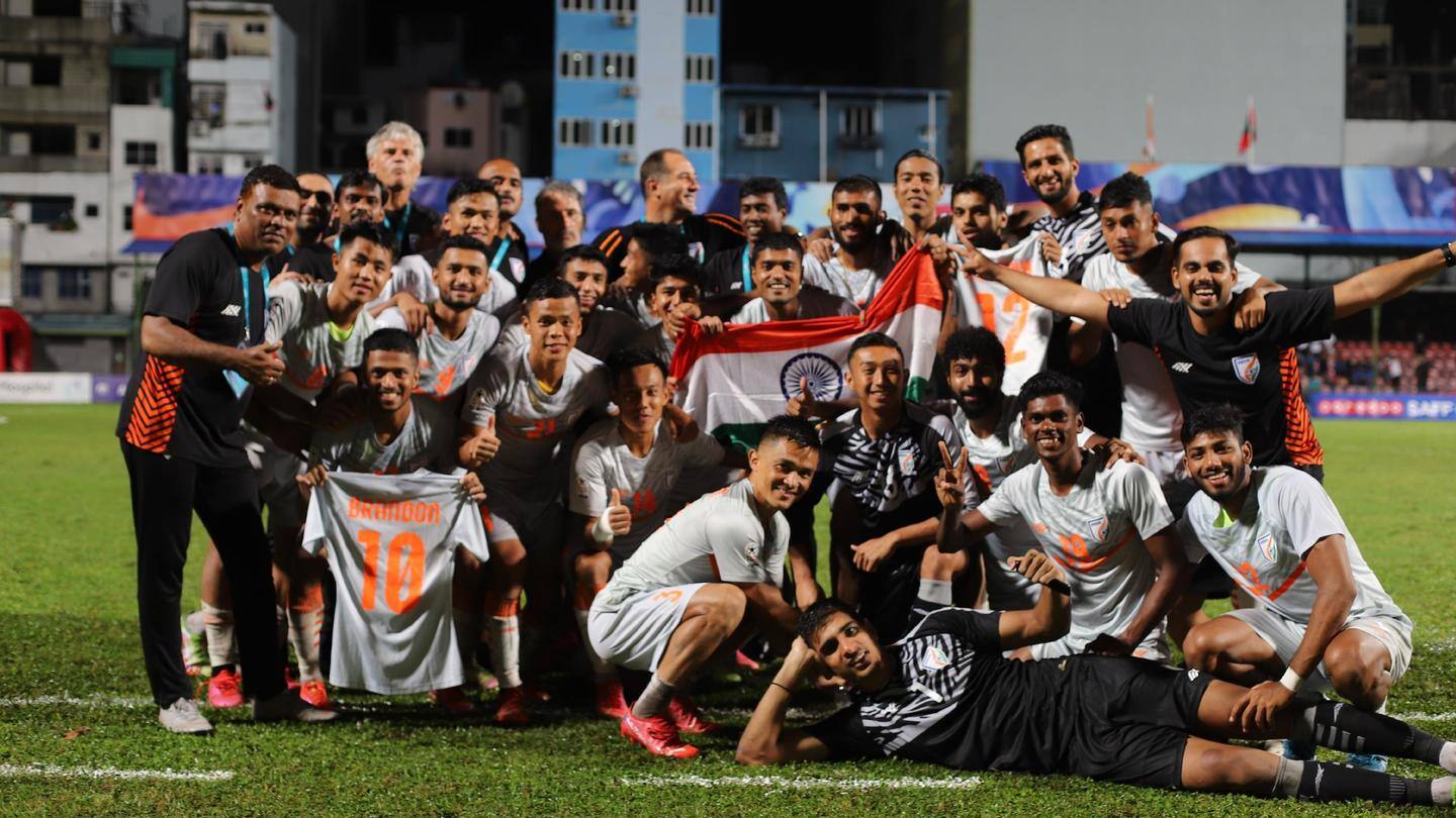 India win eighth SAFF Championship title India win eighth SAFF Championship title