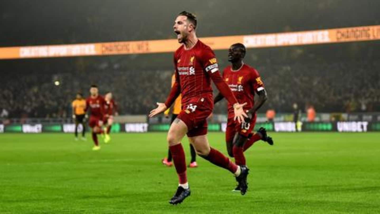 Premier League 2019-20: Key numbers from Liverpool's win against Wolves