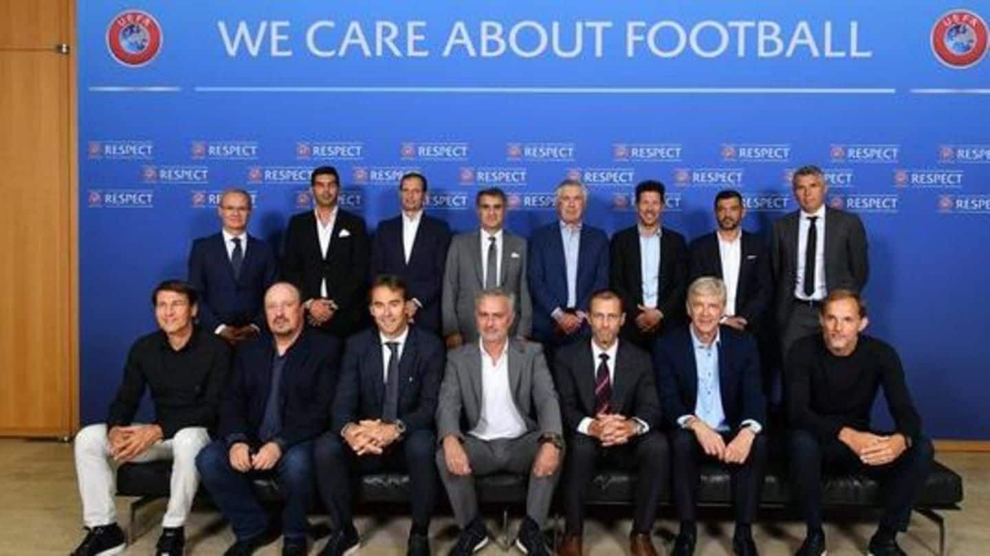 Top European football managers call for away goals change