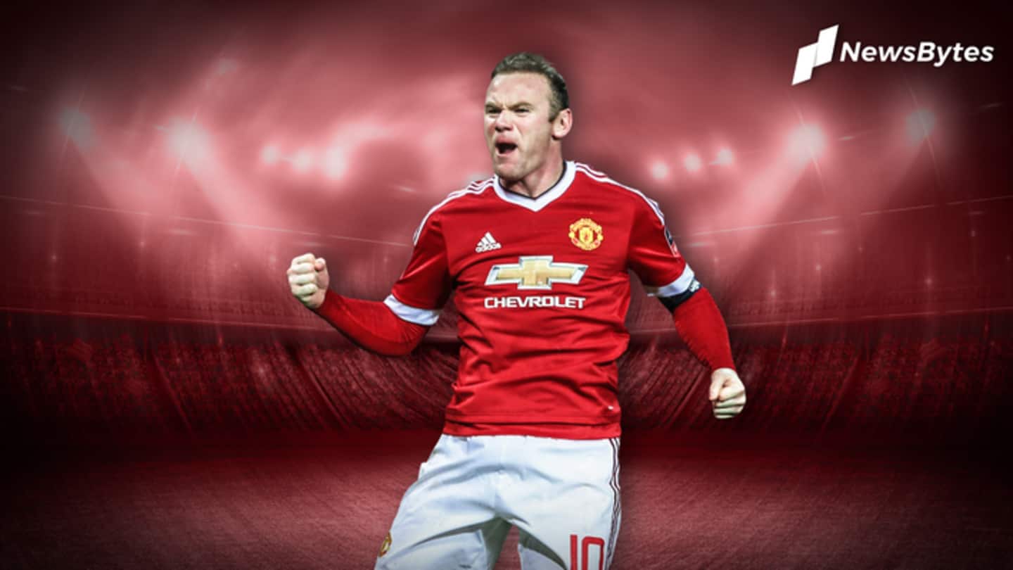 A look at Wayne Rooney's career in numbers