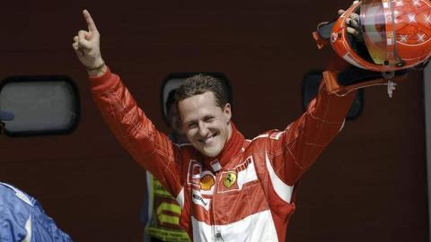 Schumacher part of these mega records Schumacher part of these mega records