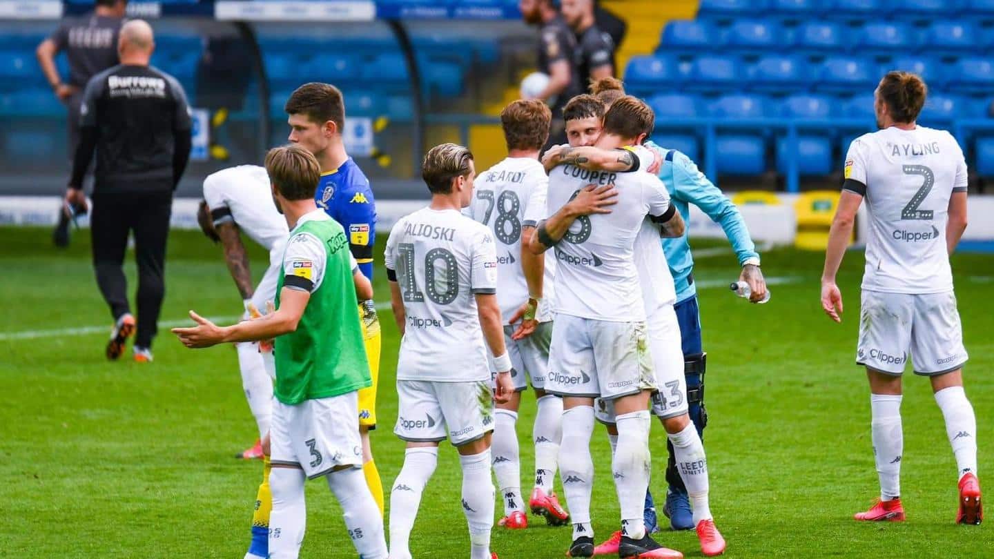 Championship leaders Leeds United earn Premier League promotion