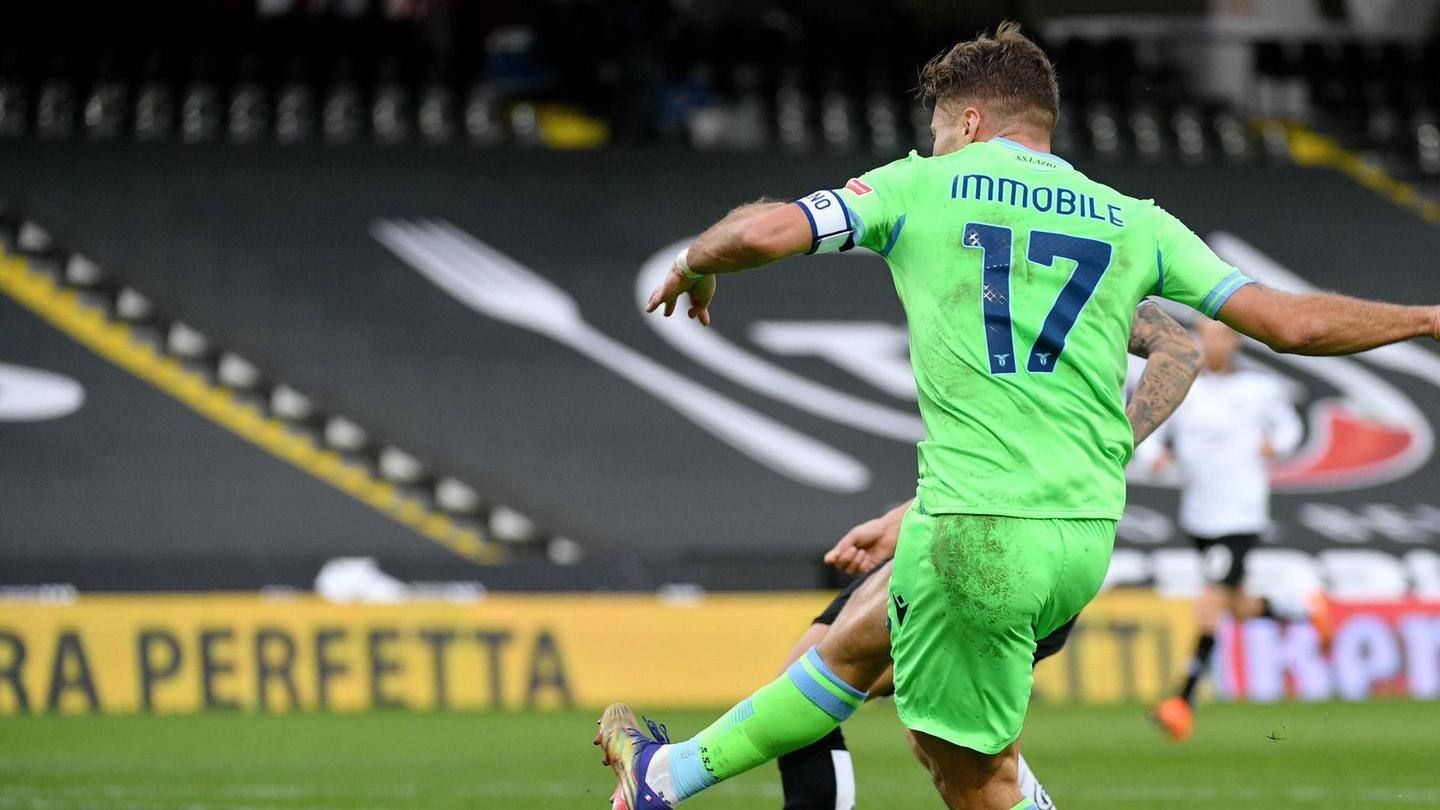 Immobile continues to shine for Lazio Immobile continues to shine for Lazio