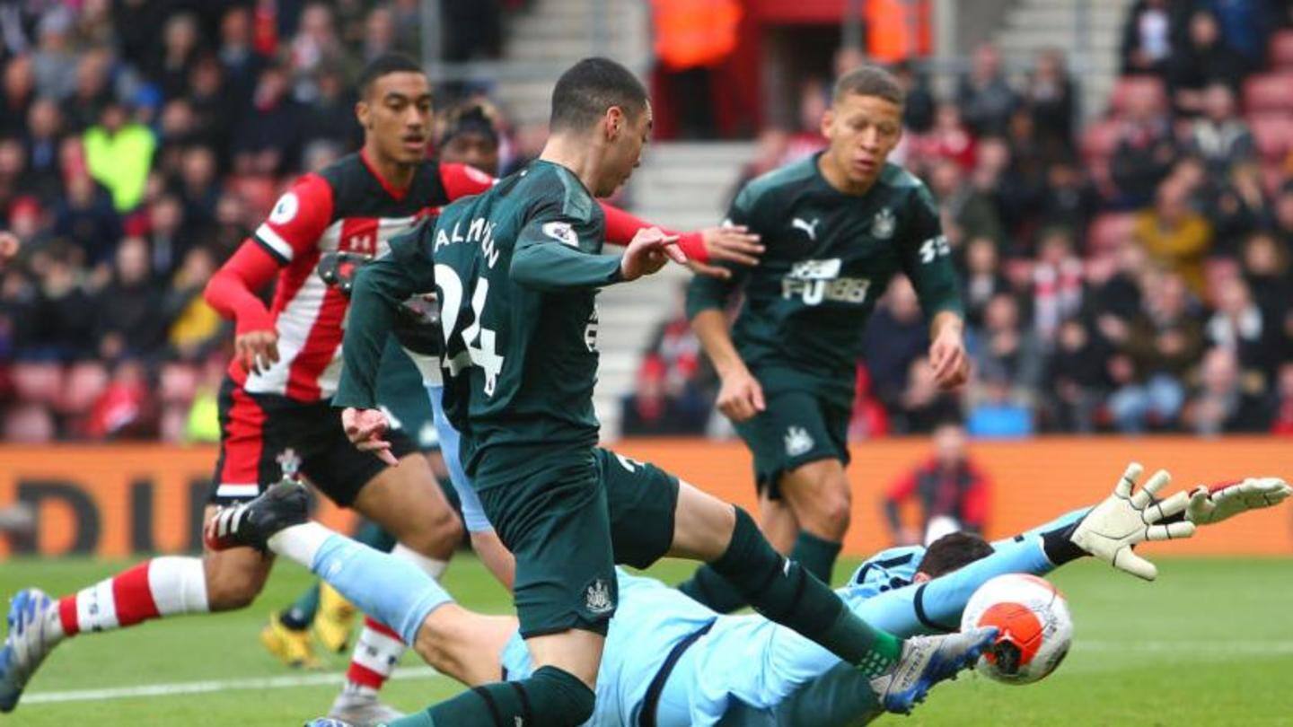 Southampton's Alex McCarthy excels against Newcastle in Premier League Southampton's Alex McCarthy excels against Newcastle in Premier League