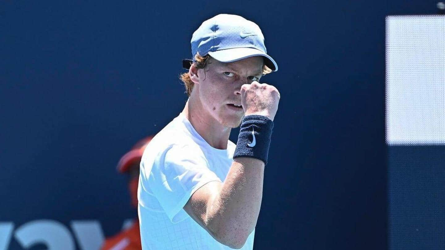 Teenager Sinner sets up Hurkacz date in Miami Open final