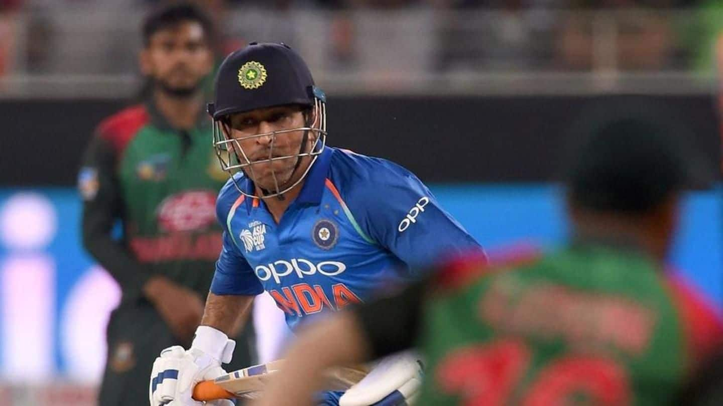 MS Dhoni's importance in the ODI team cannot be ignored