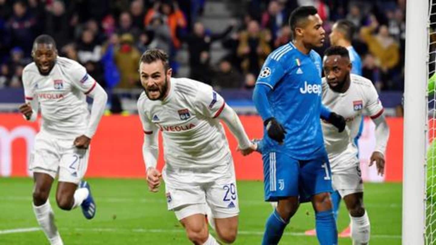 Numbers game: Lyon impress against Juventus Numbers game: Lyon impress against Juventus