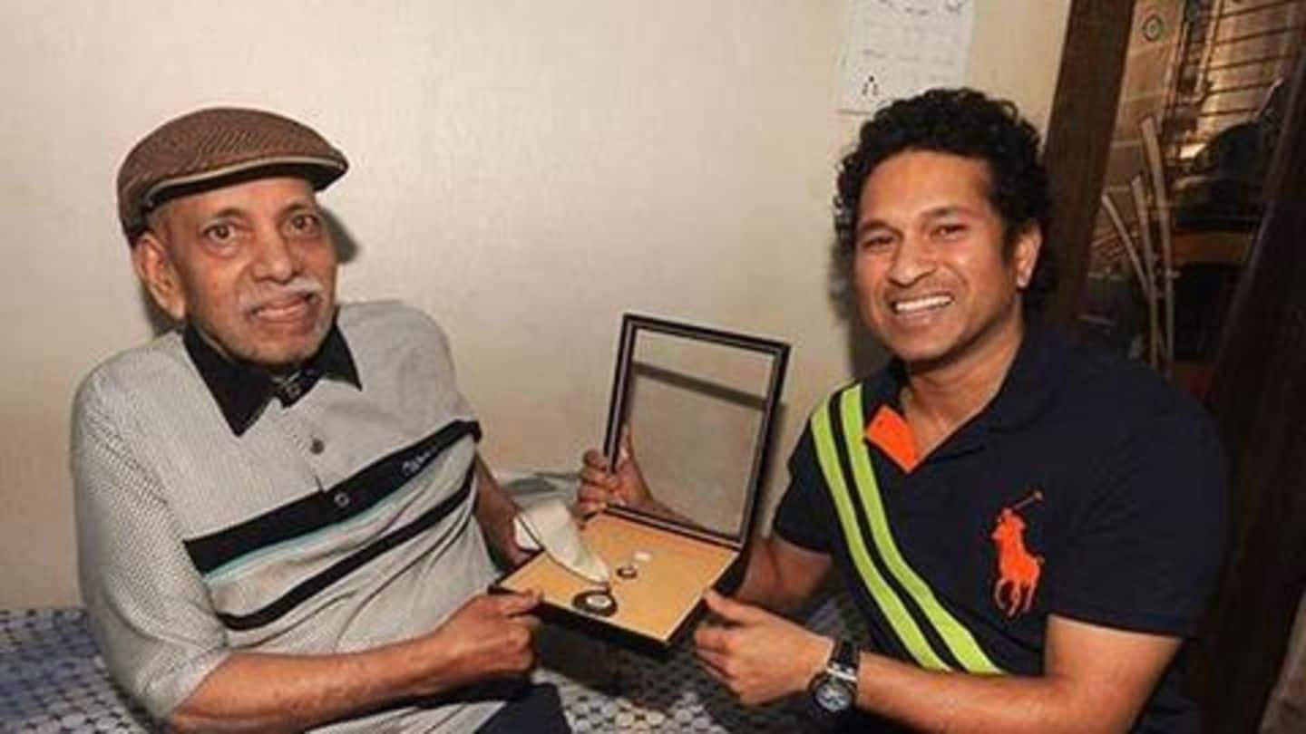 Sachin Tendulkar's coach Ramakant Achrekar Sir passes away at 87