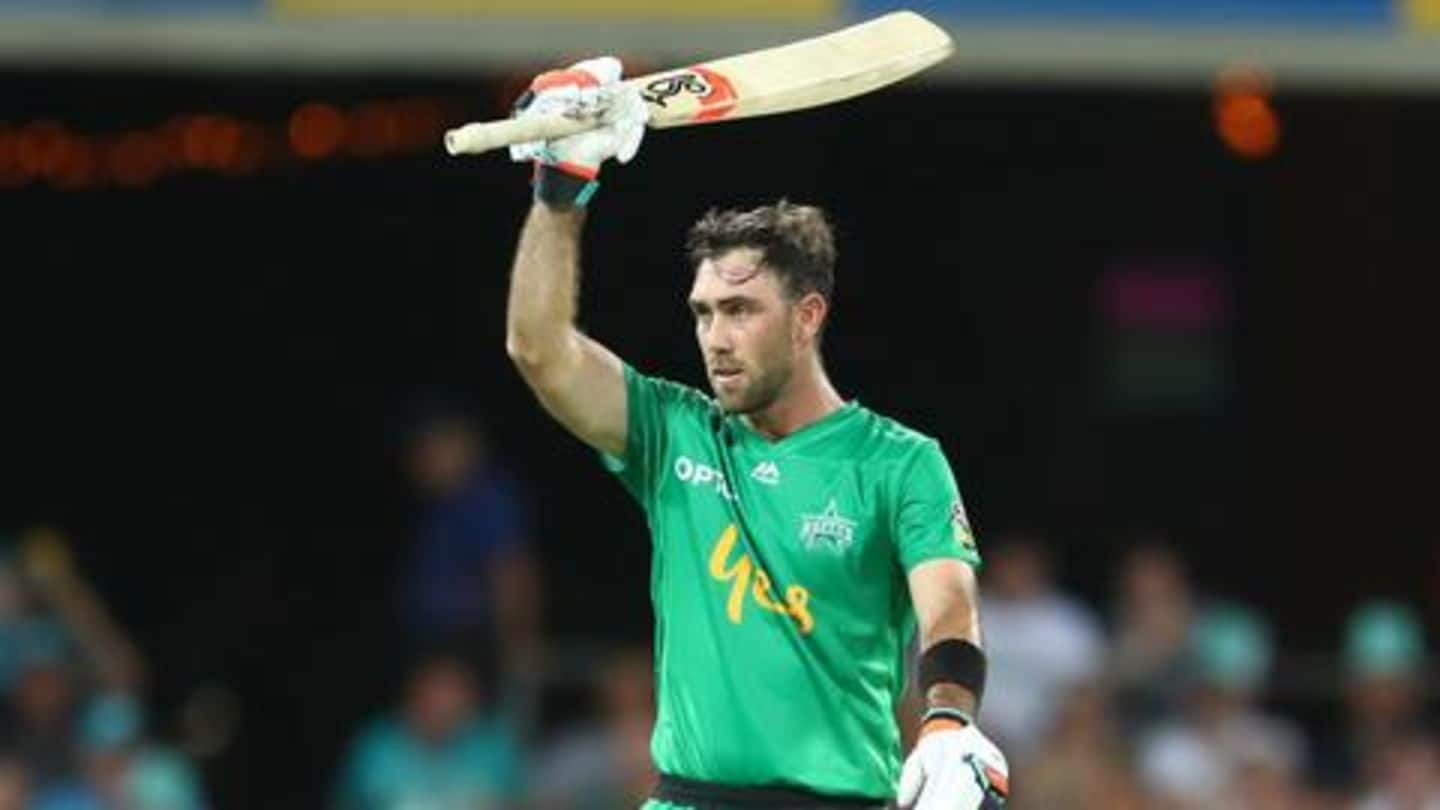 Post blockbuster IPL deal, Glenn Maxwell slams 83 in BBL