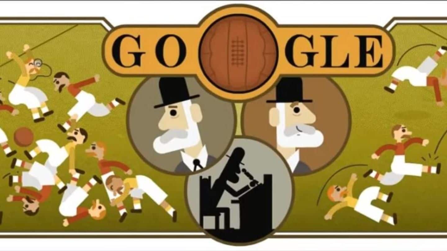 Google Doodle honors Ebenezer Cobb Morley, the father of football