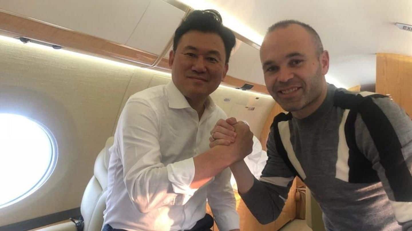 Know where Andres Iniesta will ply his trade next