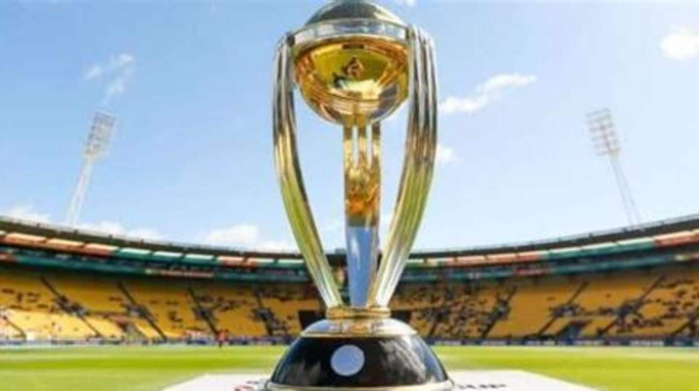 2019 ICC World Cup trophy arrives in Delhi