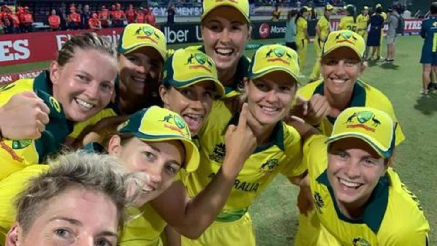 World T20 champions Australia top ICC Women's T20I rankings
