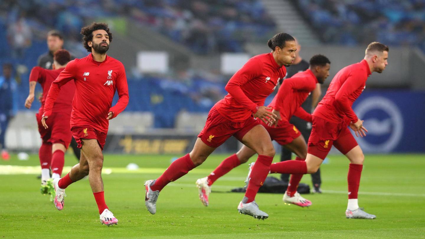 Salah scores Liverpool's first away goal in six games Salah scores Liverpool's first away goal in six games
