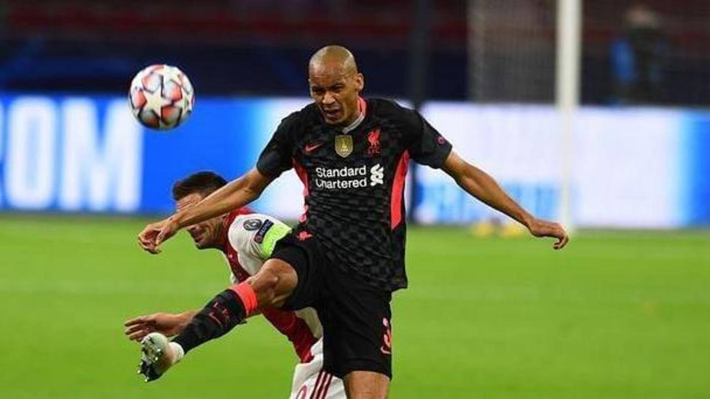 UCL: Liverpool's Fabinho impresses as a makeshift defender against Ajax UCL: Liverpool's Fabinho impresses as a makeshift defender against Ajax