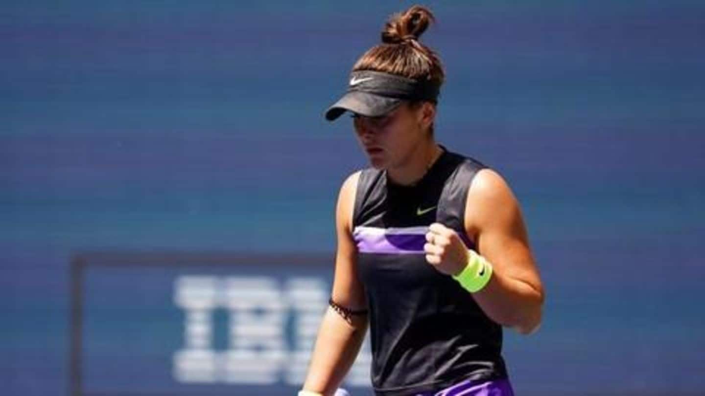 Canadian Andreescu tames Wozniacki Canadian Andreescu tames Wozniacki