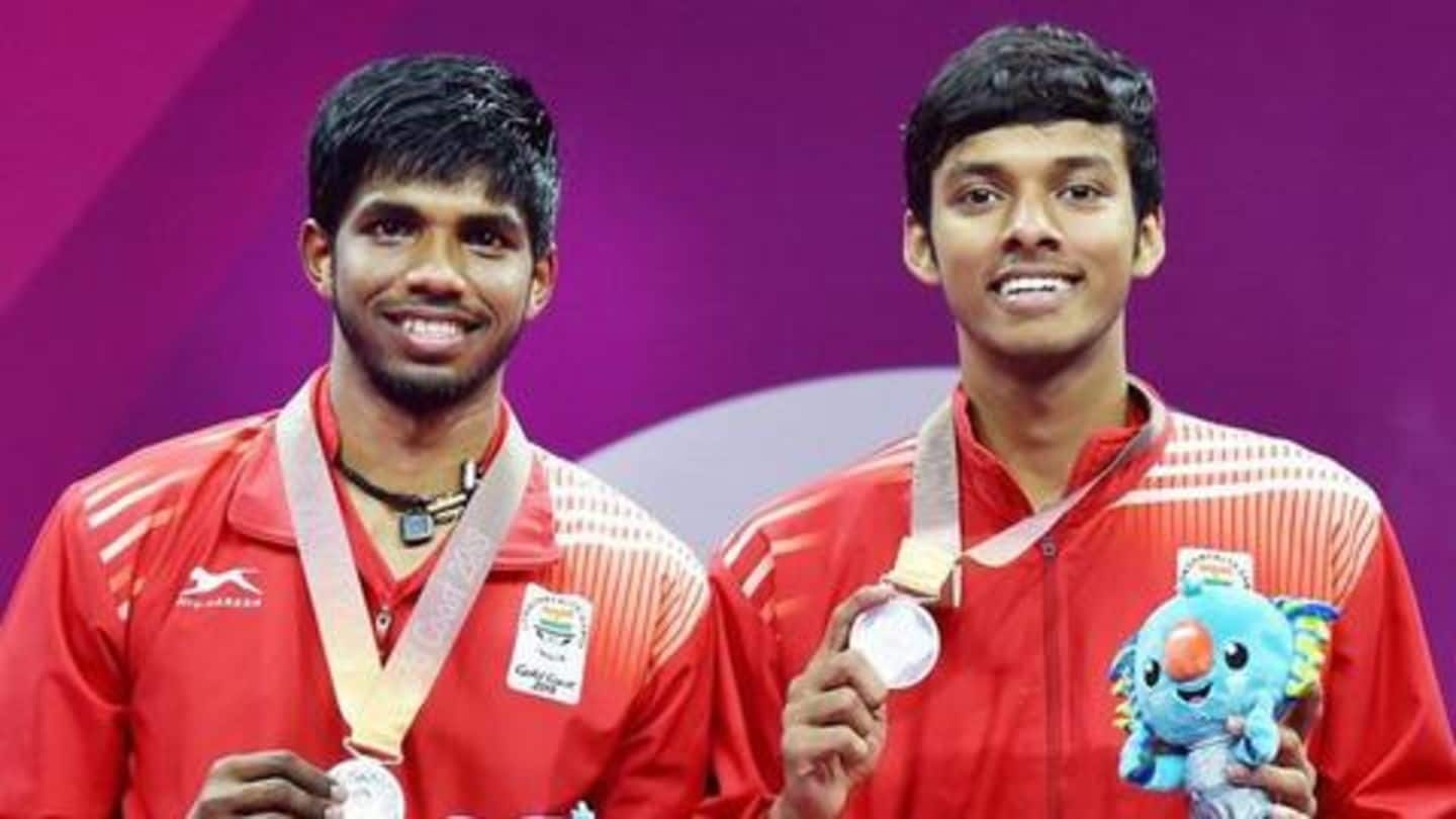A fantastic moment for Satwik and Chirag A fantastic moment for Satwik and Chirag