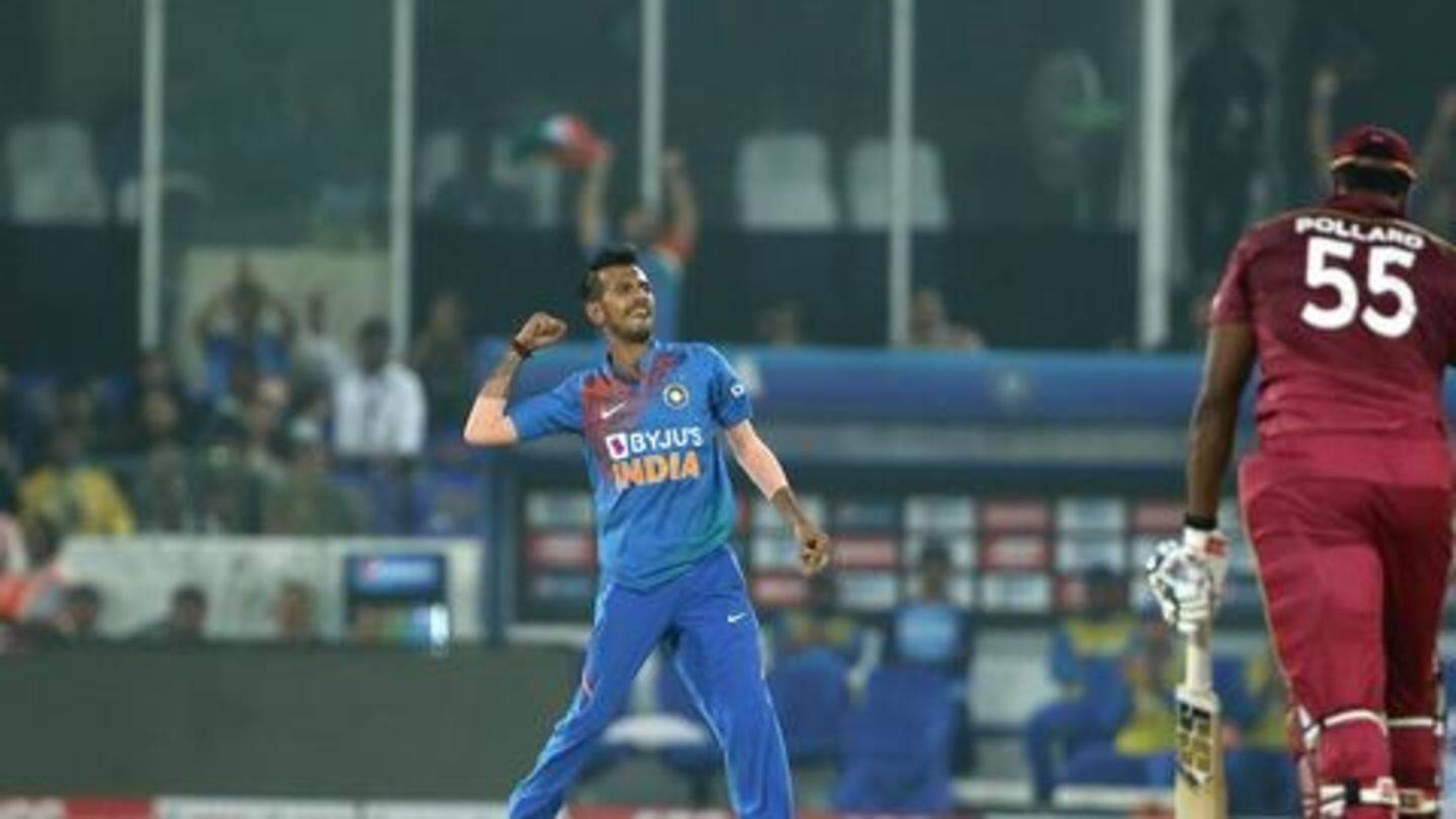 Chahal joint-highest T20I wicket-taker for India Chahal joint-highest T20I wicket-taker for India