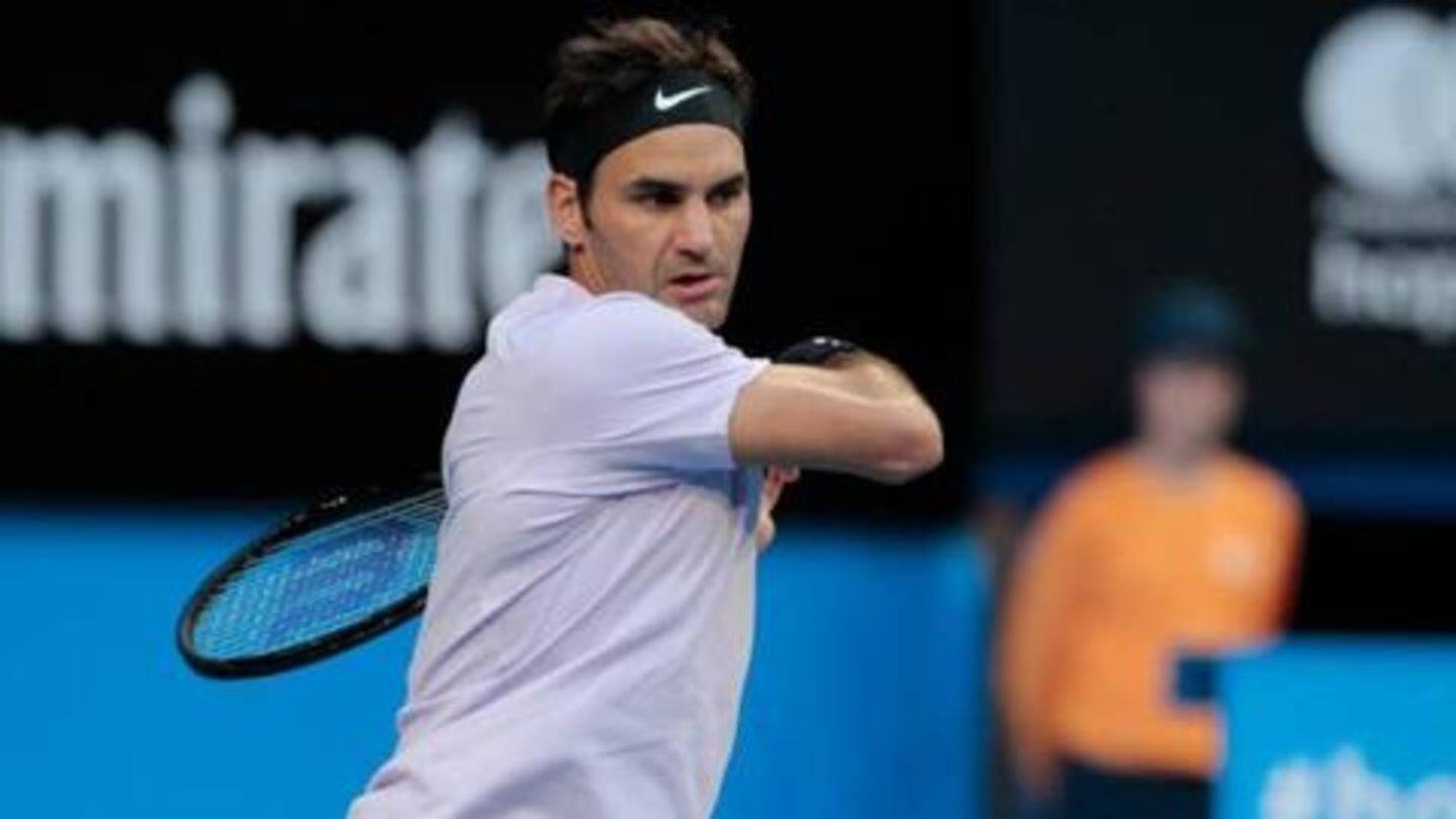 Federer benefits largely from the break Federer benefits largely from the break