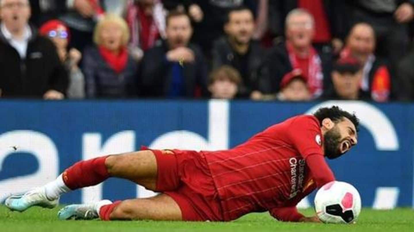 Salah twists ankle against Leicester, could return against Man United