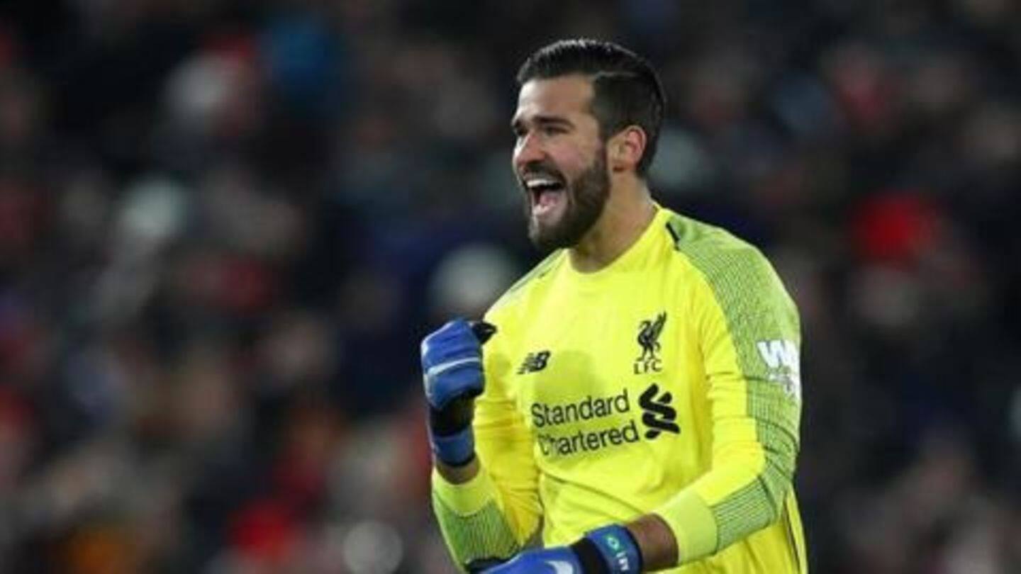 Alisson gets best goalie award, Zsori wins the Puskas Alisson gets best goalie award, Zsori wins the Puskas